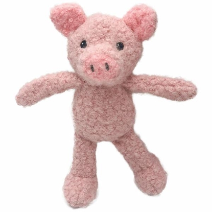 Picture of Wooly Pig Plush Dog Toy 22cm | Soft Squeaky Toy